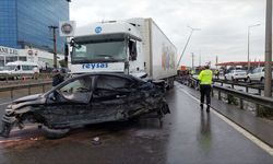 KOCAELİ - Meydana gelen zincirleme trafik kazasında 9 kişi yaralandı