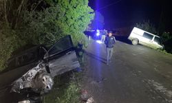 Samsun'da otomobille kamyonetin çarpıştığı kazada, 2 kişi yaralandı