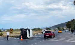 ANTALYA - Alanya'da iki aracın çarpıştığı kazada 9 kişi yaralandı