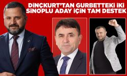 Dinçkurt'dan, Sinoplu iki aday için destek çağrısı