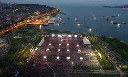 İSTANBUL - Dron - Millet İttifakı tarafından İstanbul Maltepe Etkinlik Alanı'nda miting düzenlendi