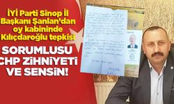 Başkan Şanlan'dan oy kabininde Kılıçdaroğlu tepkisi