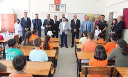 Bafra'da 23 bin 305 öğrenci karne aldı