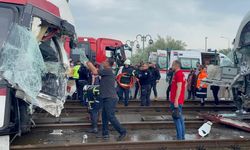 Samsun'da tramvayların çarpışması sonucu 26 kişi yaralandı