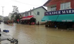 GÜNCELLEME - Kastamonu'nun Pınarbaşı ilçesinde sağanak su baskınlarına neden oldu