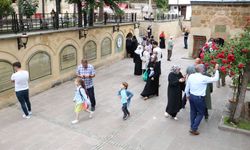 Kastamonu'daki Şeyh Şaban-ı Veli Külliyesi'nde Kurban Bayramı arifesi yoğunluğu