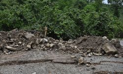 Ordu'nun iki ilçesinde sağanak dolayısıyla su baskını ve heyelan meydana geldi