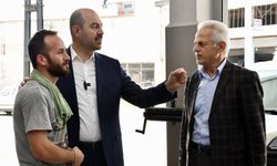 Terme'de taşkından etkilenen esnafa ziyaret