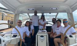 6 yelkenci rekor denemesi için Hopa limanından start aldı