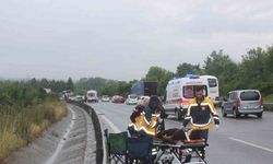Düzce TEM Otoyolu savaş alanına döndü: 10 araç kazaya karıştı