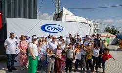 Evyap’tan deprem bölgesine mobil berber tırı ve 10 hijyen istasyonu desteği