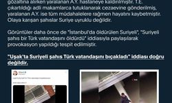 İletişim Başkanlığından Uşak’ta Suriyelilerin Türk vatandaşını bıçaklaması haberlerine yalanlama