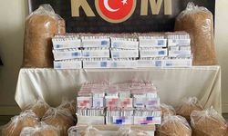 Sivas’ta 102 kilogram kaçak tütün ele geçirildi