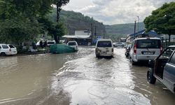 BARTIN - Sağanak etkili oldu