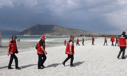 BURDUR - MEB AKUB, Salda Gölü'nde arama kurtarma eğitimi aldı