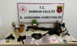 SAMSUN - 21 yıl hapis cezası bulunun hükümlü uyuşturucu ile yakalandı