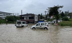 SAMSUN - Şiddetli yağış sel ve taşkınlara neden oldu (2)