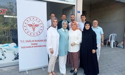 Terme İlçe Sağlık Müdürlüğü, mahallelerde sağlık taraması yapıyor