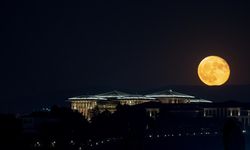 Ankara'da dolunay - Cumhurbaşkanlığı Külliyesi