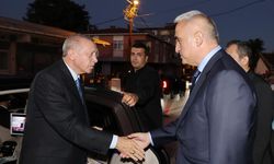 İSTANBUL - Cumhurbaşkanı Erdoğan Pendik'teki cemevinde muharrem ayı iftarına katıldı