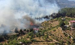 Kahramanmaraş'ta çıkan orman yangınlarına müdahale ediliyor