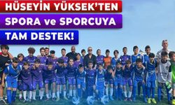Gerze Belediye Başkan Adayı Hüseyin Yüksek'ten spora tam destek