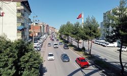 SAMSUN - Bayram tatili dönüşü trafik yoğunluğu yaşanıyor