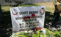 SİVAS - Teröristlerin katlettiği şehit Bedirhan bebek ve annesi Sivas'ta anıldı