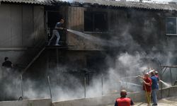 ZONGULDAK - İş yerinde çıkan yangın söndürüldü