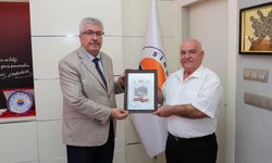 Mübadillerden Rektör Taşdemir'e hayırlı olsun ziyareti