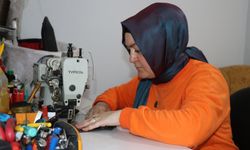 Aile bütçesine destek için başladığı direksiyon kaplama ve dikim işi gelir kapısı oldu