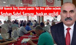 CHP Ayancık İlçe Başkanı Sarısoy oldu