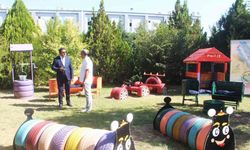 Hipodromda çocuklar için ’Geri Dönüşüm Parkı’ kuruldu