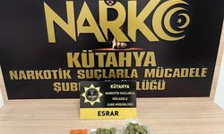 Kütahya’da durdurulan araçta uyuşturucu ele geçirildi