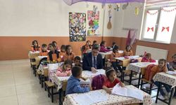 Taşlıçay Kaymakamı Arıkan, ilçe merkezindeki okulları ziyaret etti