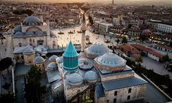 Konya'nın yeşil kubbesi "Kubbe-i Hadra"da tarihinin en kapsamlı restorasyonu tamamlandı