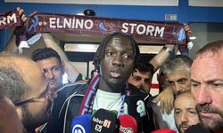 TRABZON - Trabzonspor'un yeni transferi Batista Mendy, Trabzon'a geldi