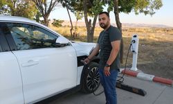 Yozgatlı vatandaş satın aldığı Türkiye'nin otomobili Togg'a kavuştu