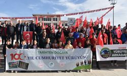 Boyabat'ta 100. Yıl Cumhuriyet Doğa Yürüyüşü yapıldı