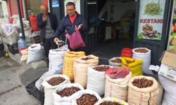 Zonguldak'ta kestane pazara indi