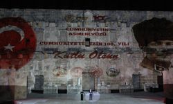 ANTALYA - Aspendos Antik Tiyatrosu'nda "Cumhuriyet'in Asırlık Yüzü" gösterisi yapıldı