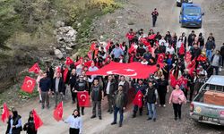 Kastamonu’dan Sinop Akgöl'e Cumhuriyet yürüyüşü