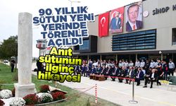 Sinop'taki 90 yıllık sütun yeni yerinde