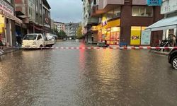 TRABZON - Şiddetli yağış etkili oldu