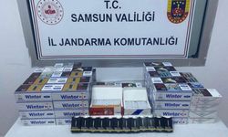 Samsun'da kaçak sigara operasyonunda 2 zanlı yakalandı