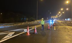 BOLU - Anadolu Otoyolu'nun Bolu Dağı geçişinde İstanbul istikameti ulaşıma açıldı