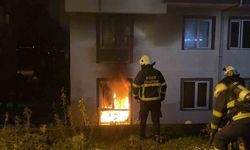 Düzce’de apartman dairesinde yangın çıktı