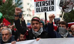 Elazığ’da binlerce kişi Filistin için yürüdü
