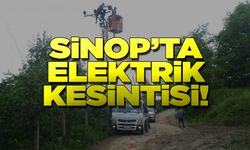 Sinop'un 3 mahallesinde elektrik kesintisi