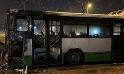 KAYSERİ - Özel halk otobüsü seyir halindeyken yandı